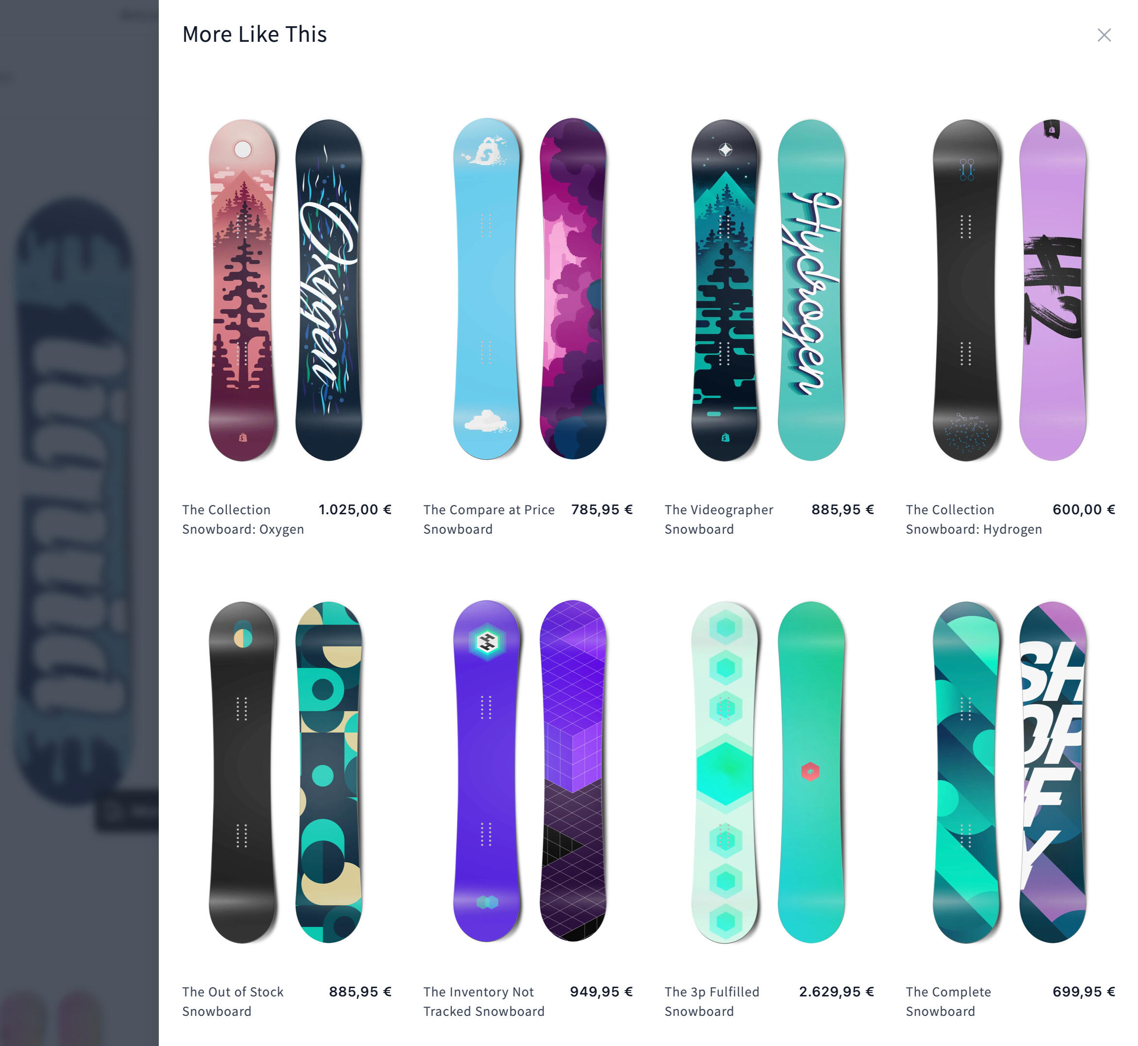 More Like This Overlay